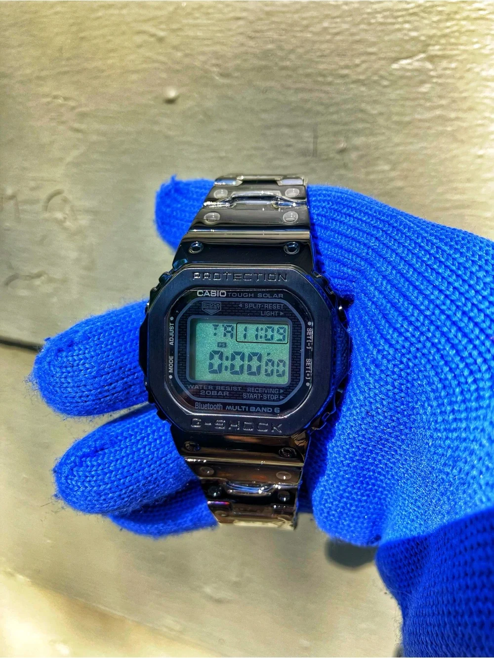 Custom G Shock Black Metal Style Colorway